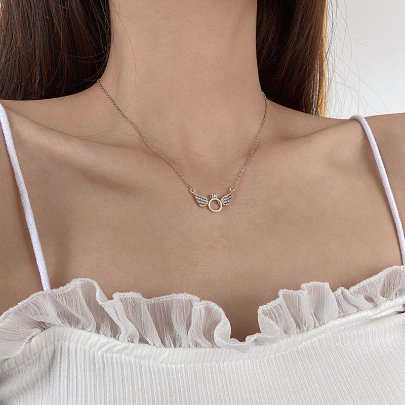 Angel Wings | Ring Necklace