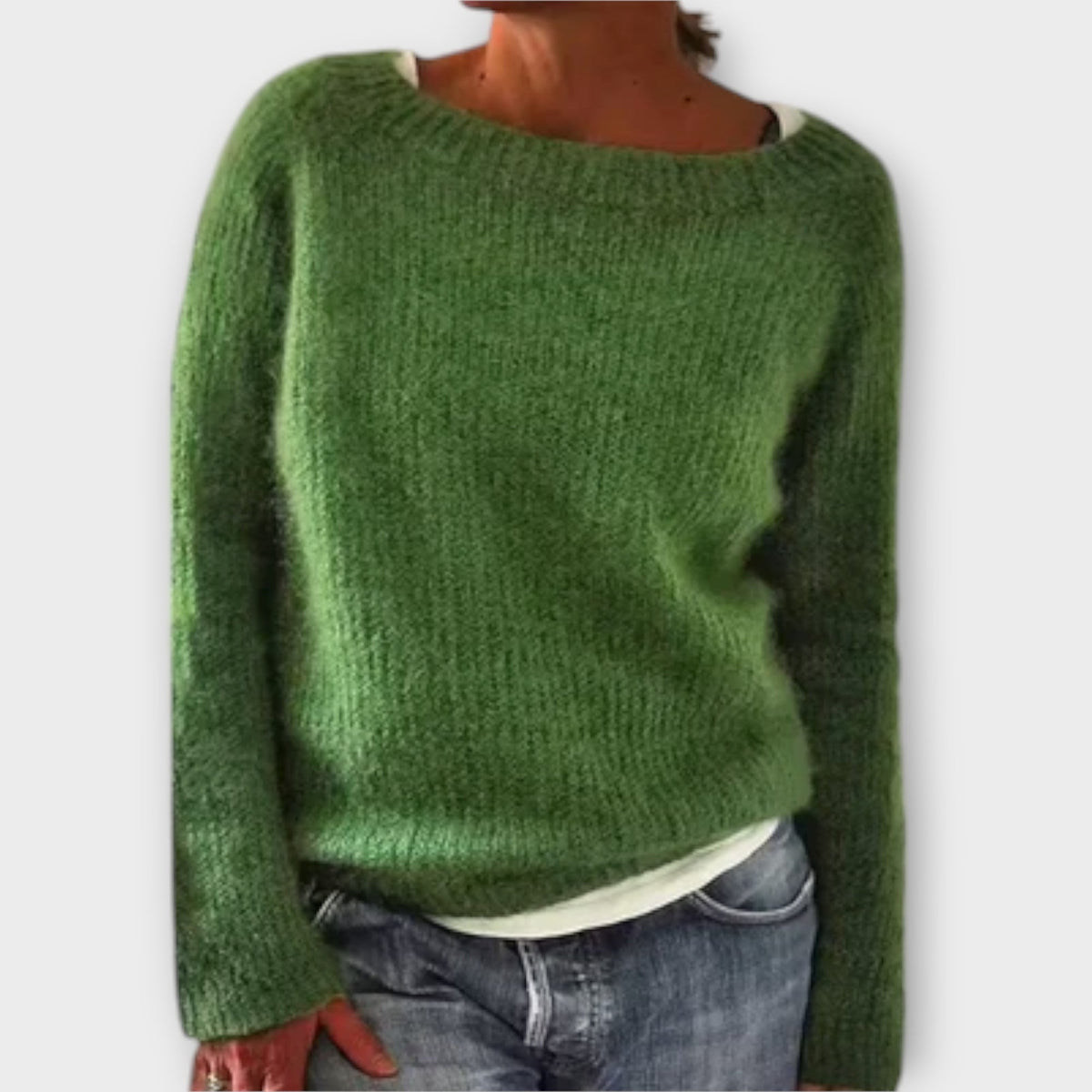 Regine | Plain Knitted Jumper