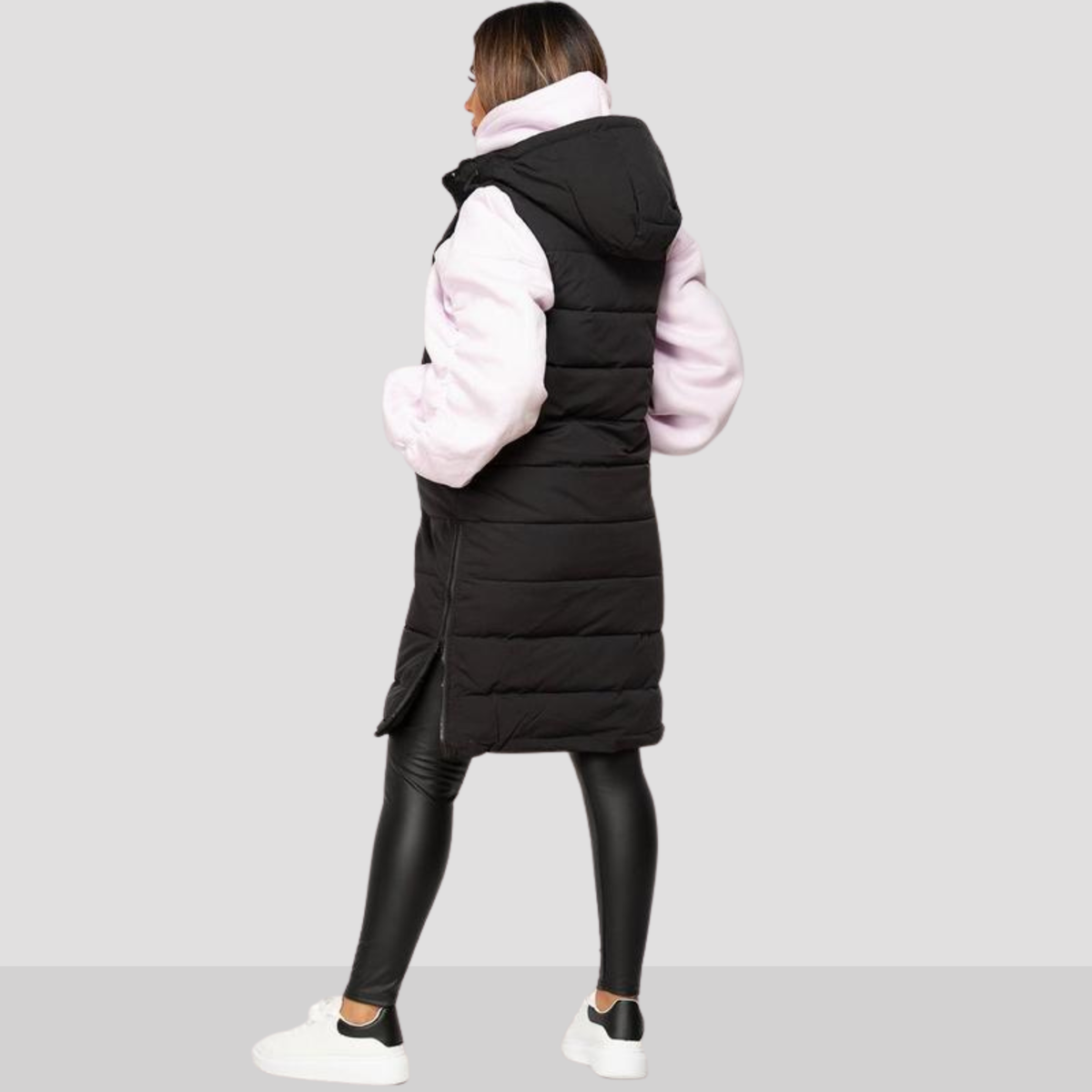 Sidra™ | Padded Long Hooded Puffer