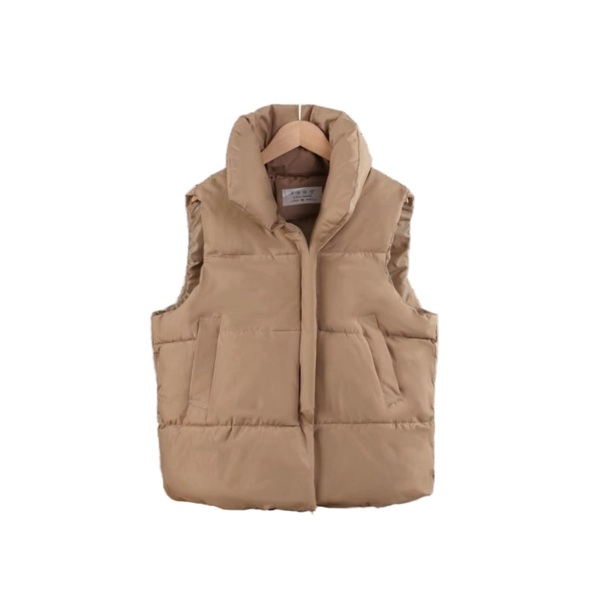 Alula™ | Oversized High Neck Sleeveless Puffer Jacket