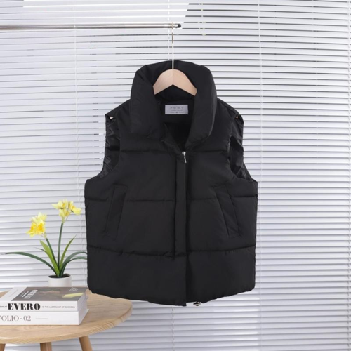 Alula™ | Oversized High Neck Sleeveless Puffer Jacket