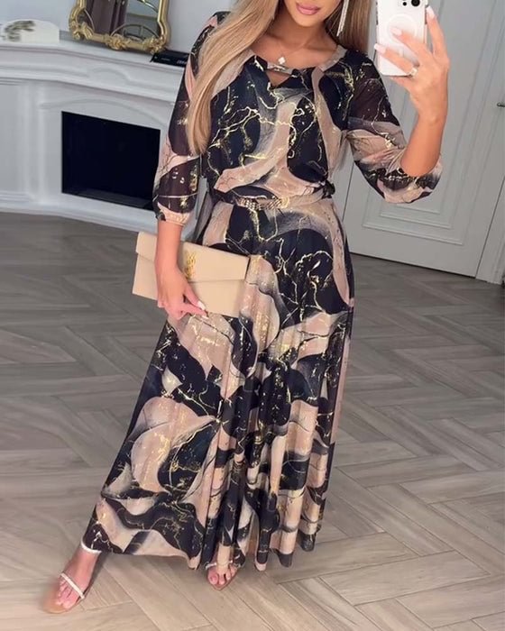 Daisy | Floral Chiffon Dress