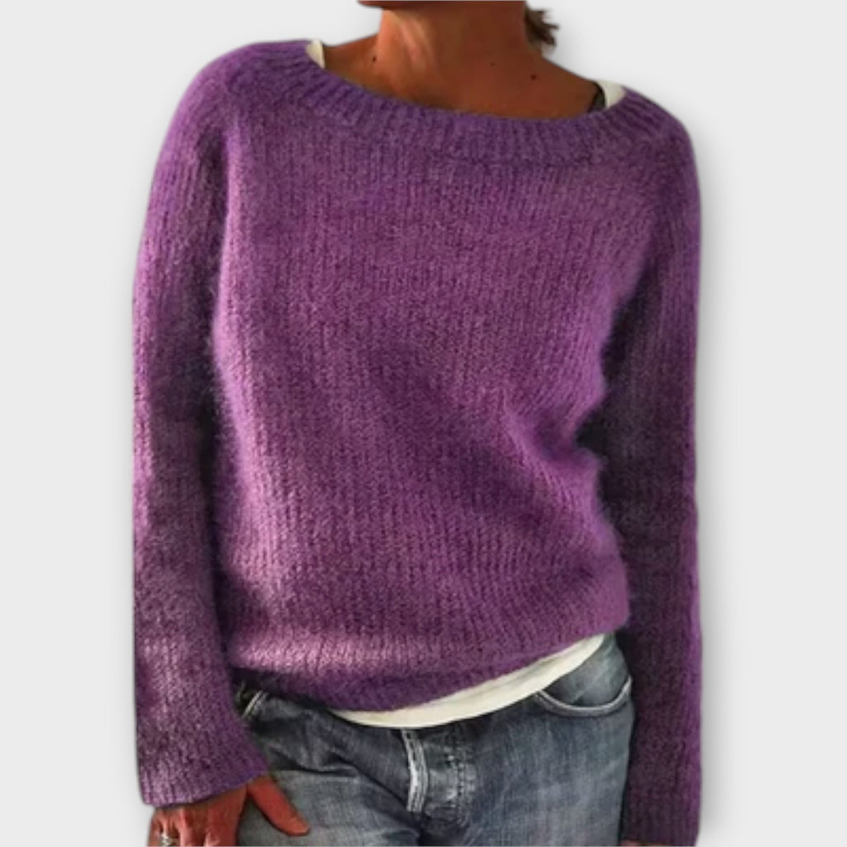 Regine | Plain Knitted Jumper