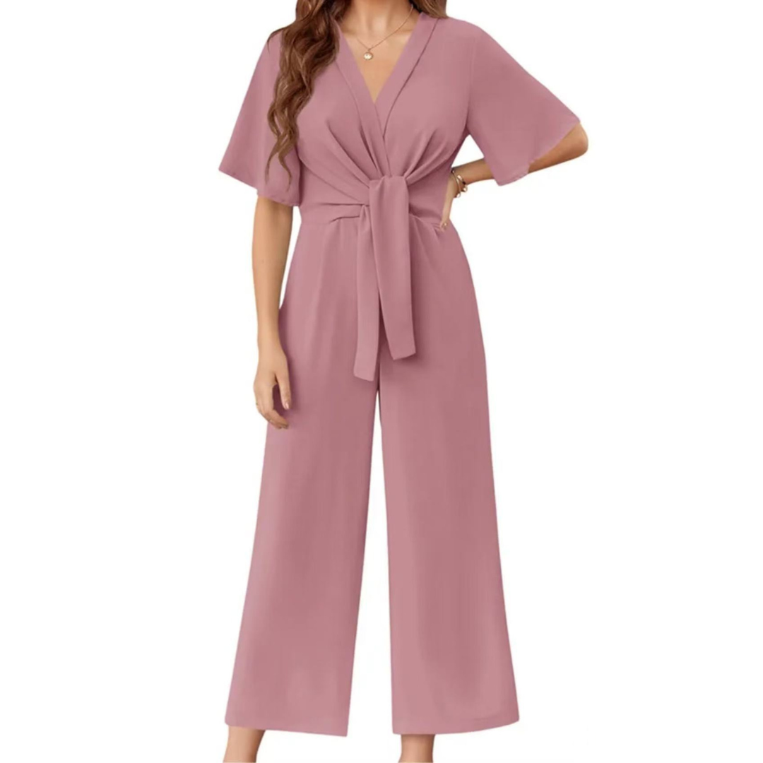 Gabriella™ | Summer Tie Knot Jumpsuit