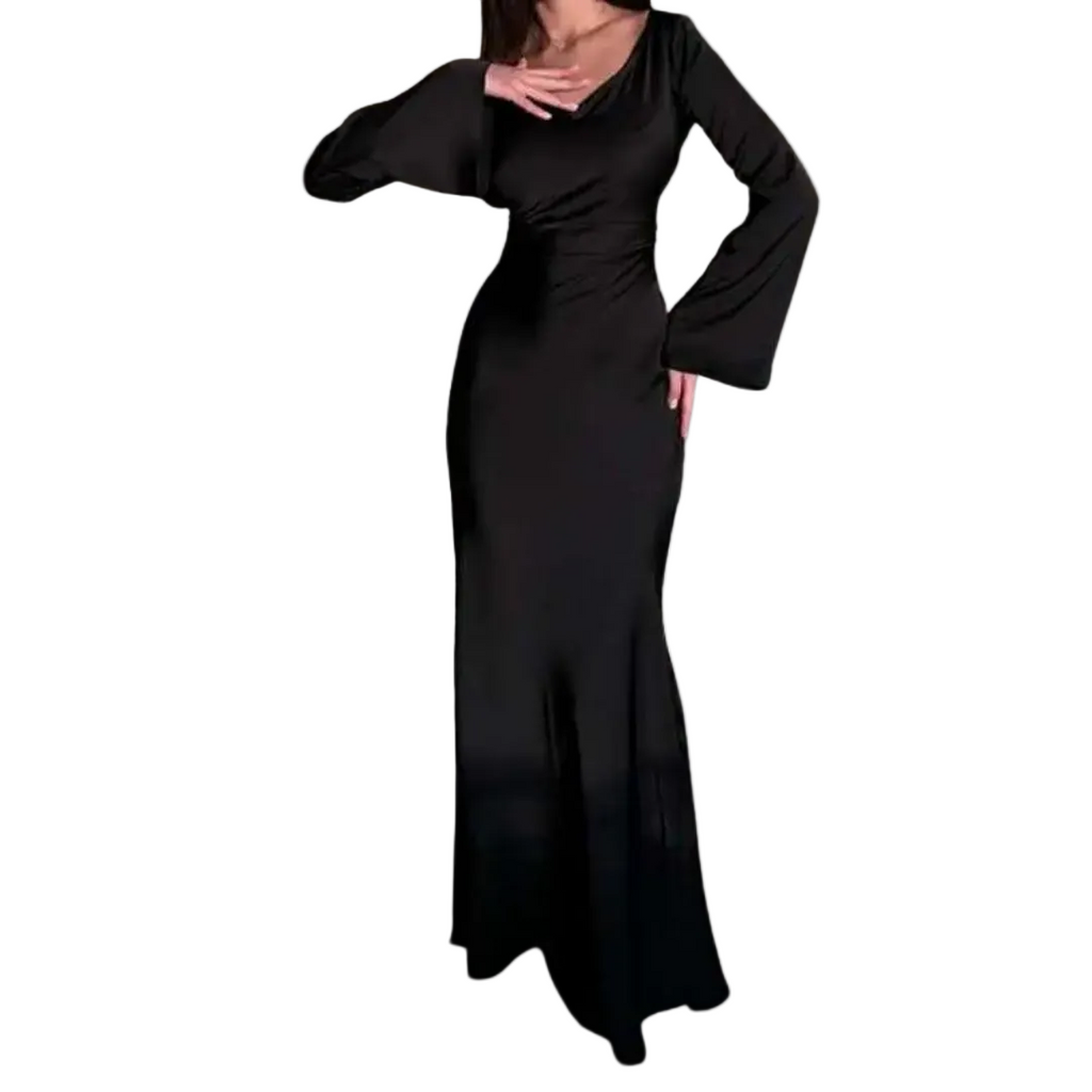 Sybilla | Winter Long-Sleeve Maxi Dress