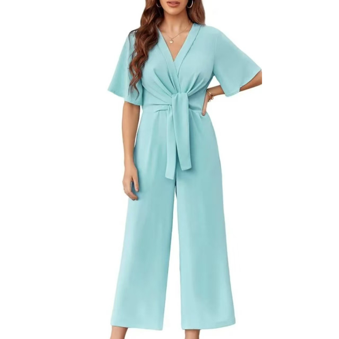 Gabriella™ | Summer Tie Knot Jumpsuit