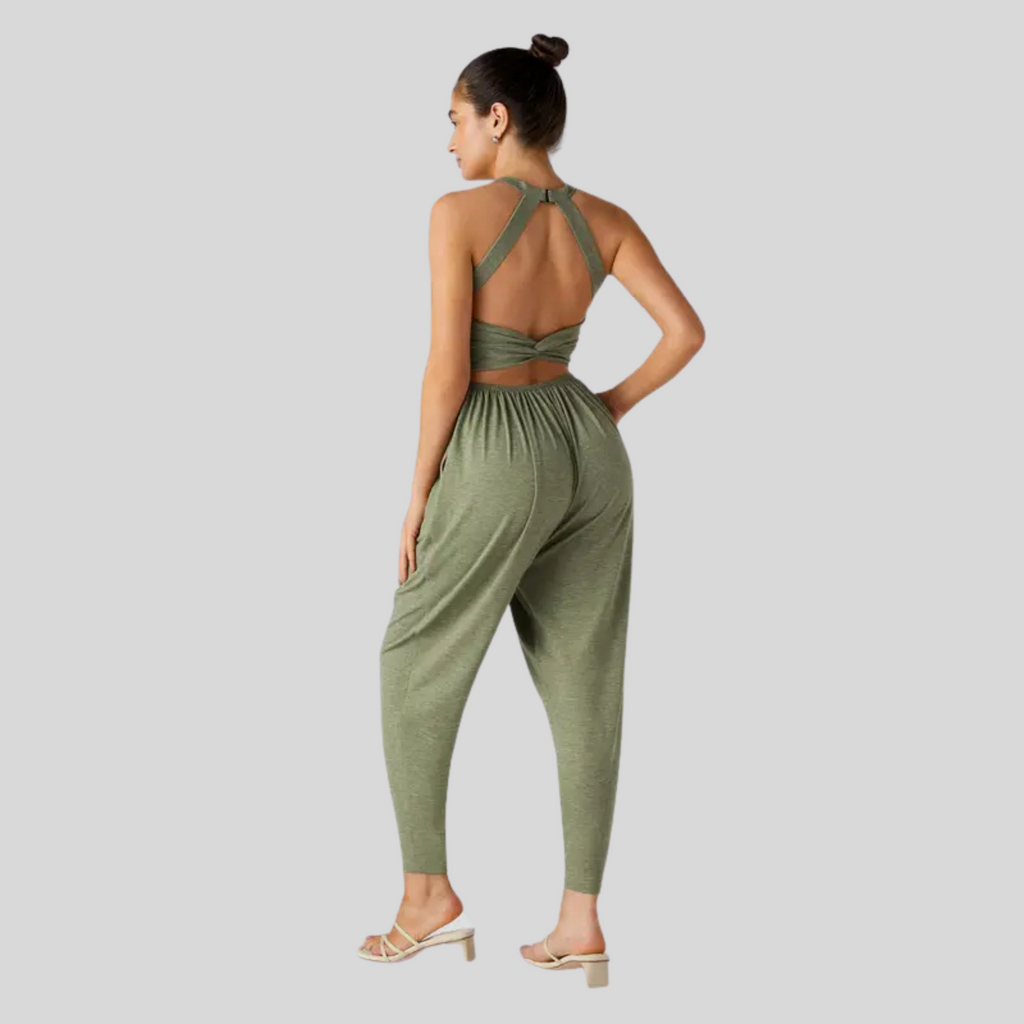Dayea™ | Backless U-Neck Lounge Jumpsuit