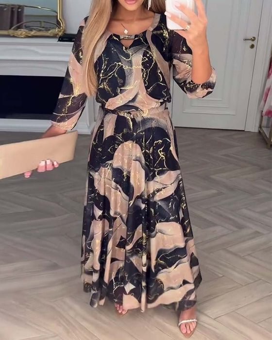 Daisy | Floral Chiffon Dress