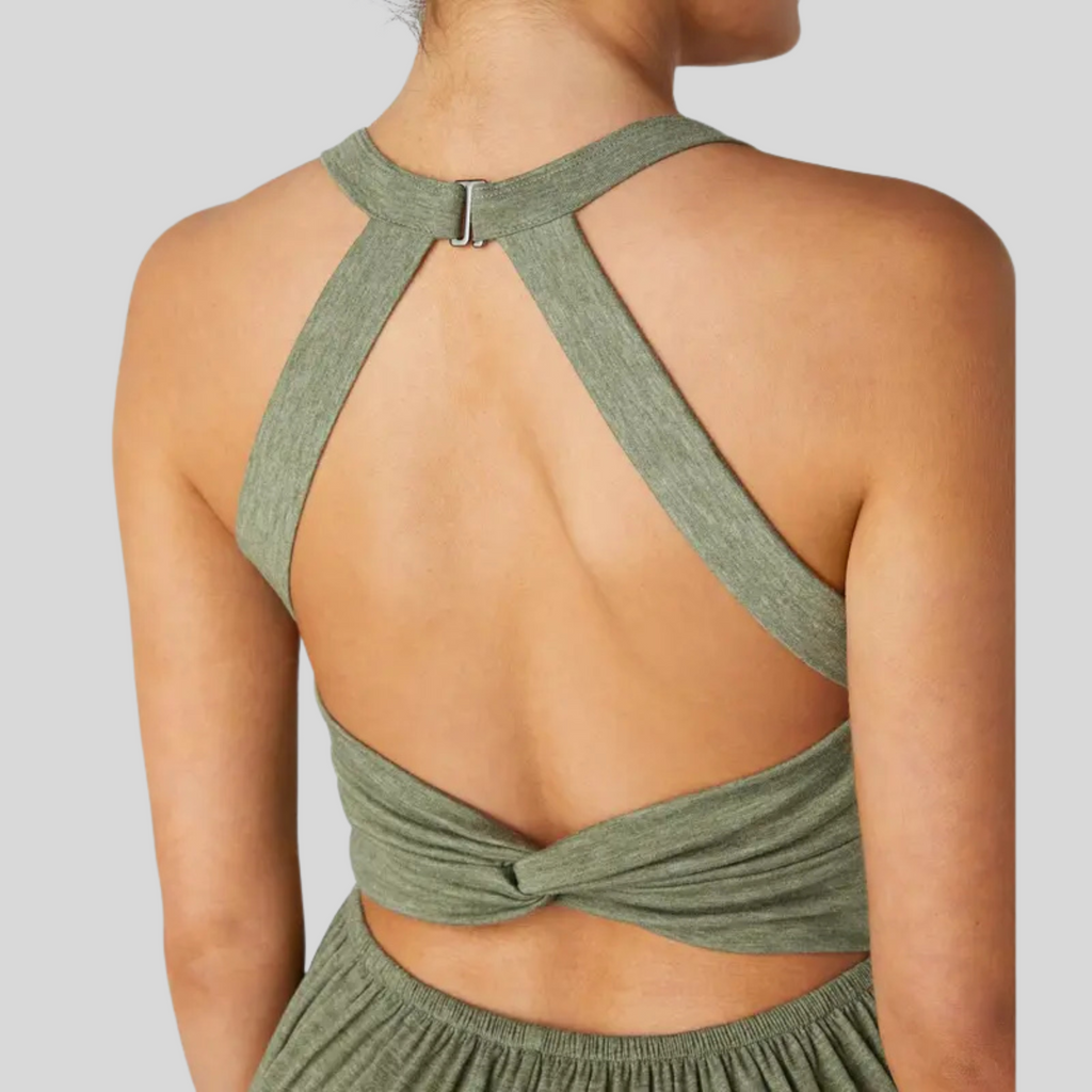 Dayea™ | Backless U-Neck Lounge Jumpsuit