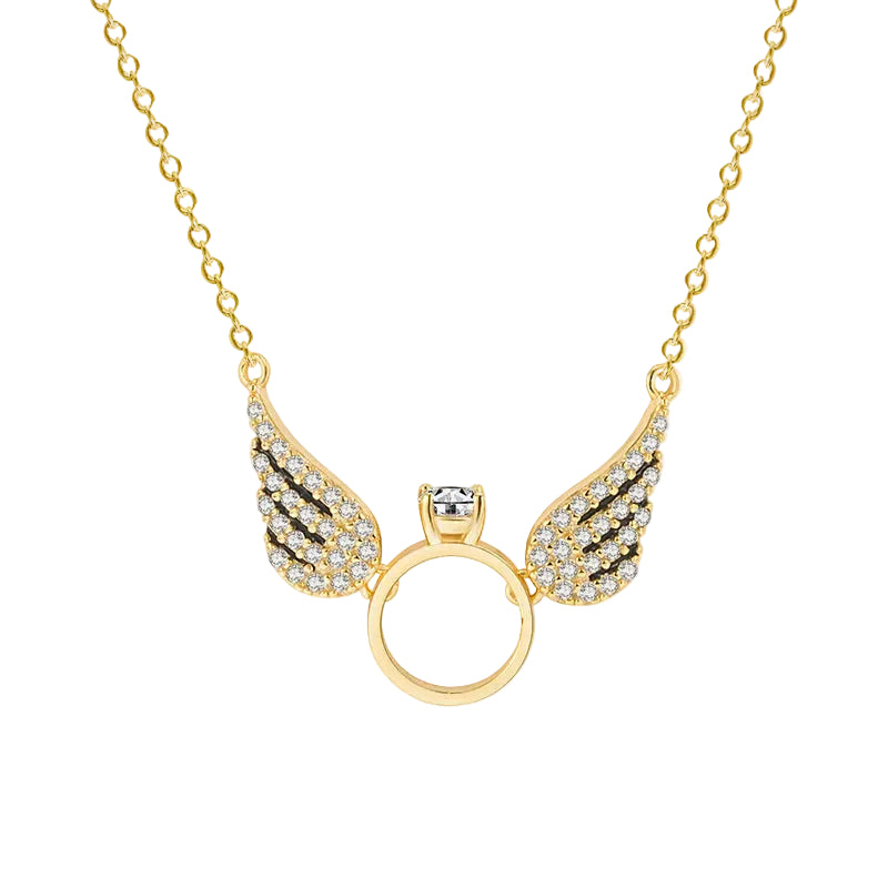 Angel Wings | Ring Necklace