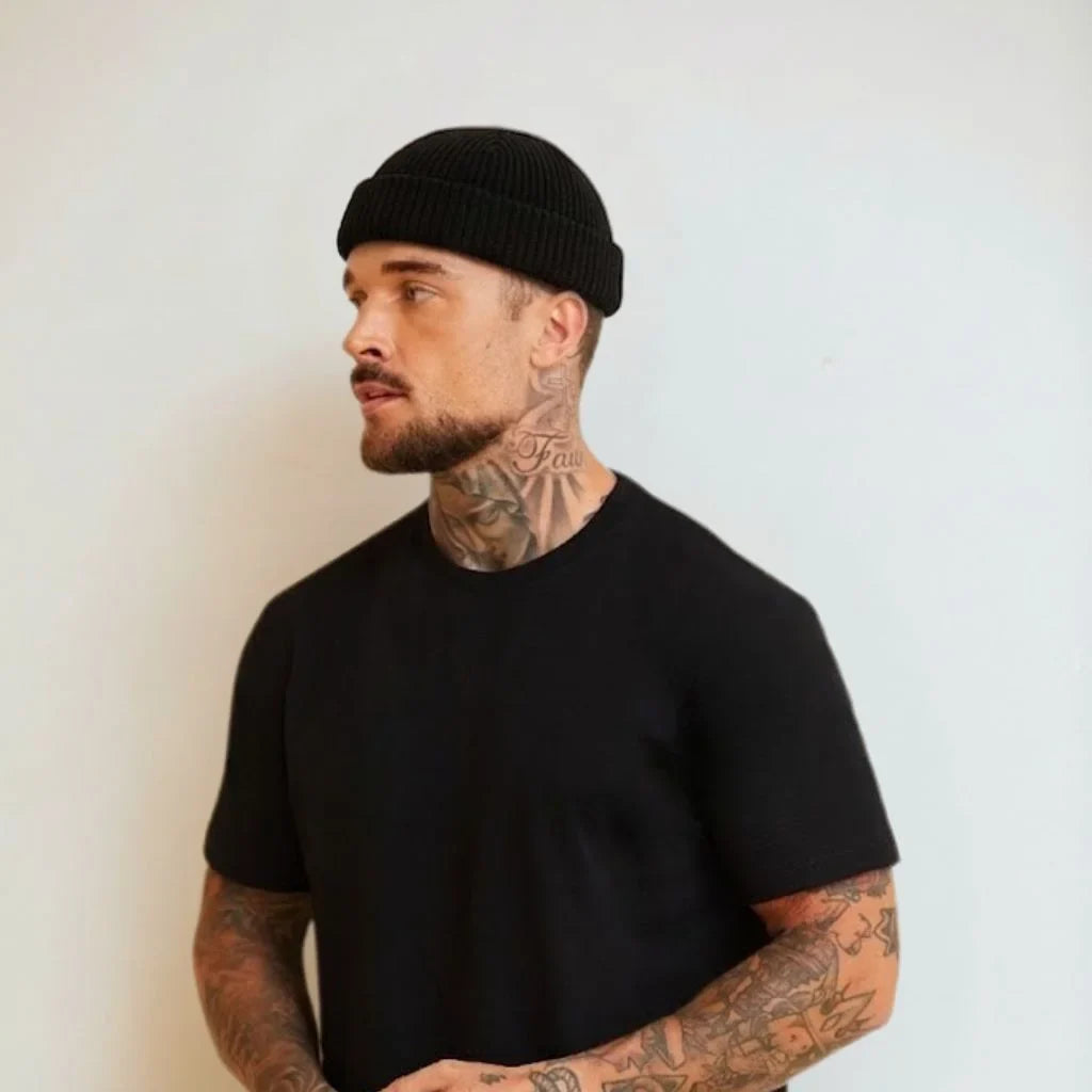 Black | Fisherman Beanie Pro
