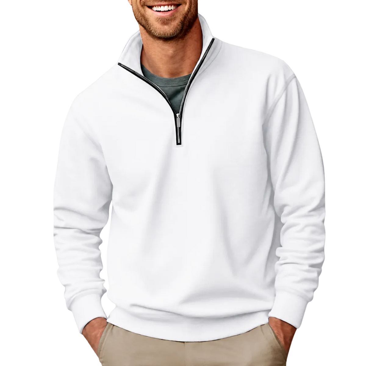 Philipp | Classic Men's Quarter-Zip Sweater