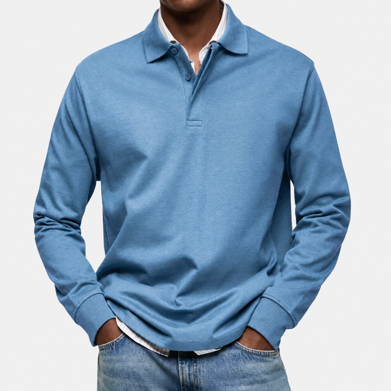 Jeffrey | Classic Long-Sleeve Polo
