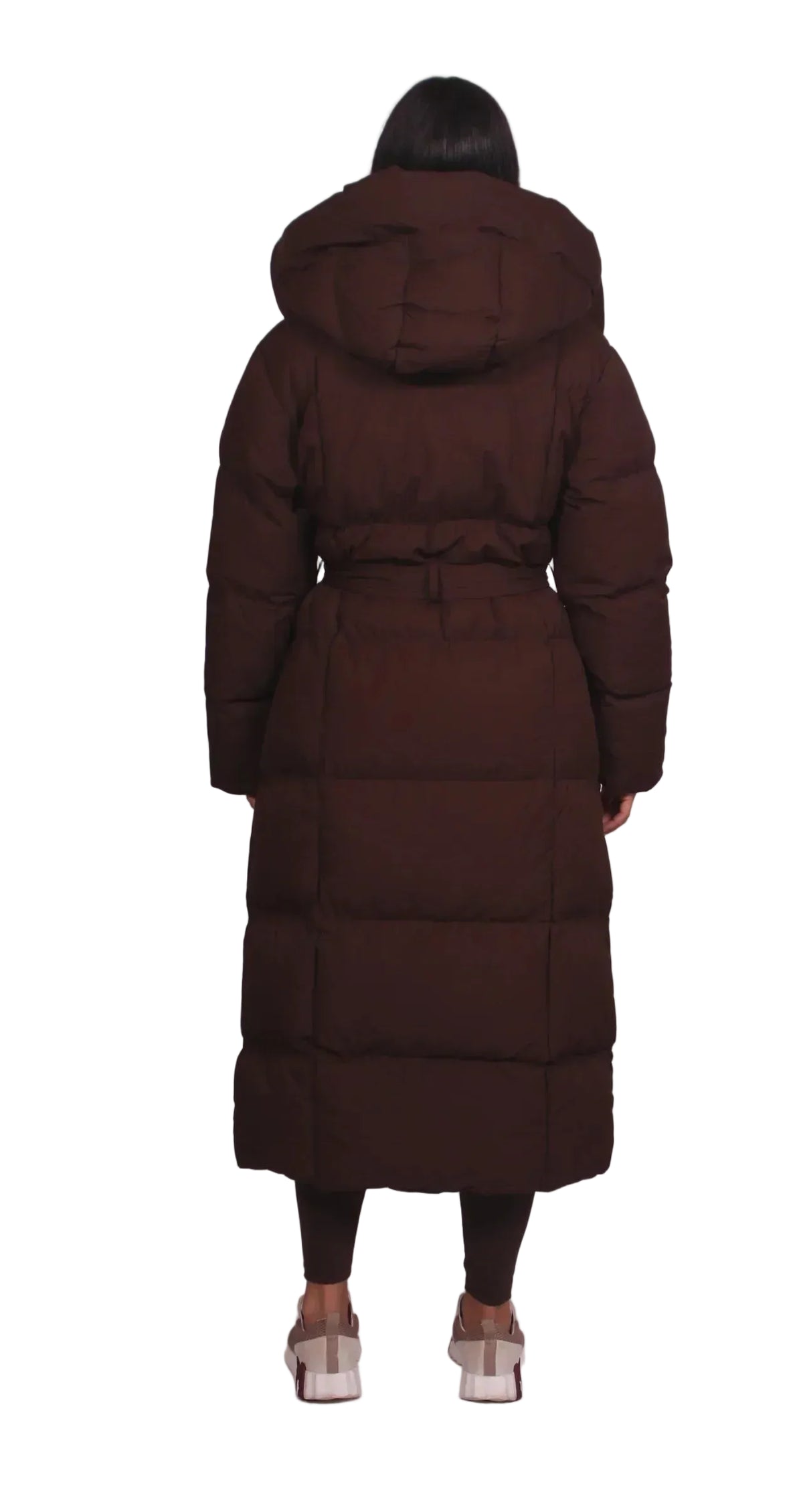 Carmen | Long Belted Puffer Coat