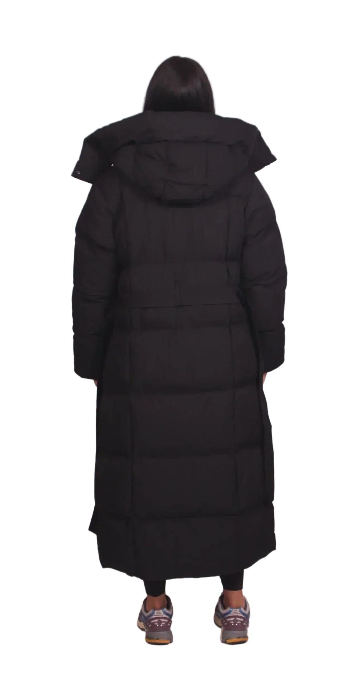 Carmen | Long Belted Puffer Coat