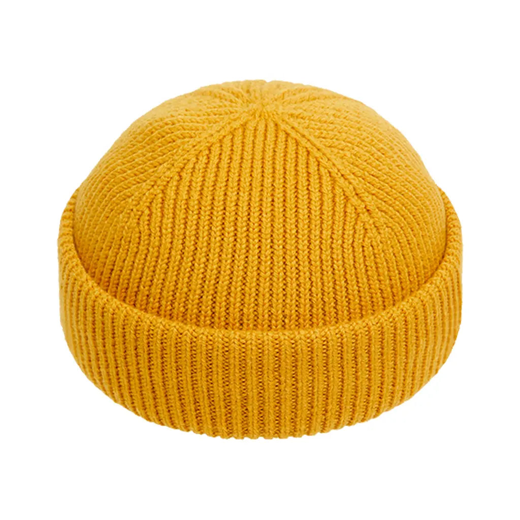 Mustard | Short Beanie