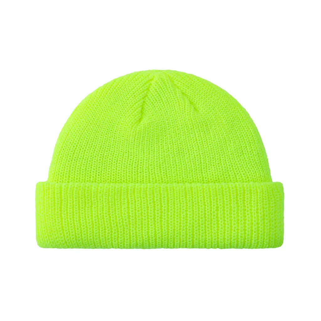 Neon Yellow | Fisherman Beanie