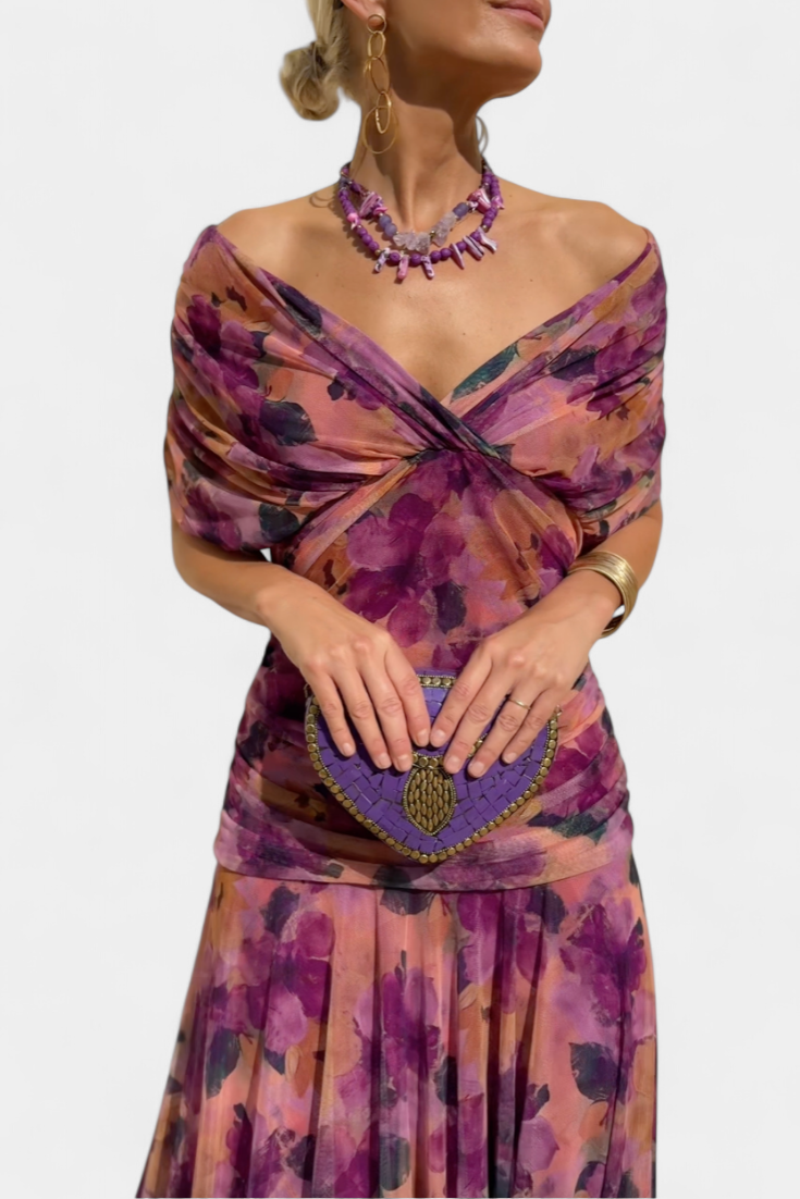 Freya | Floral V-Neck Dress