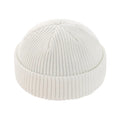White | Fisherman Beanie
