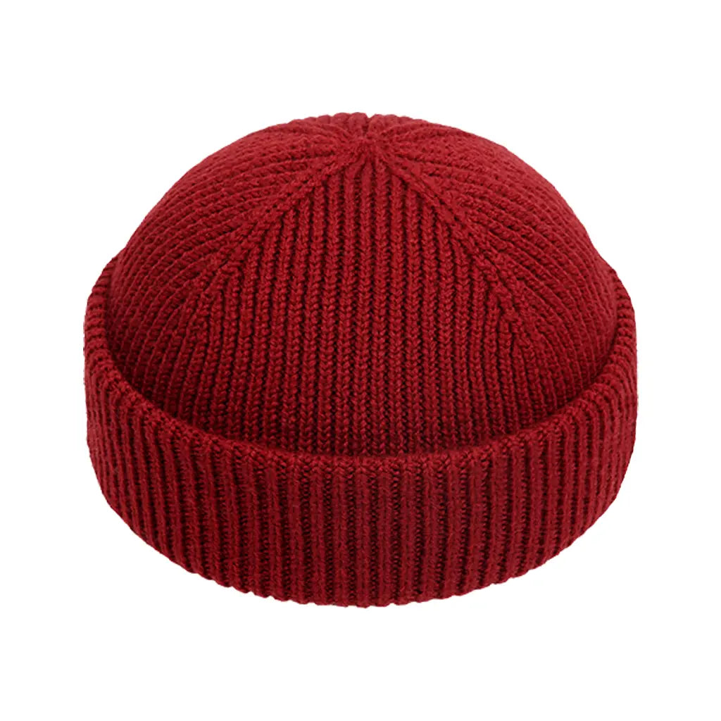 Wine Red | Short Beanie