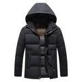 Elegant Hooded Fleece Jacket
