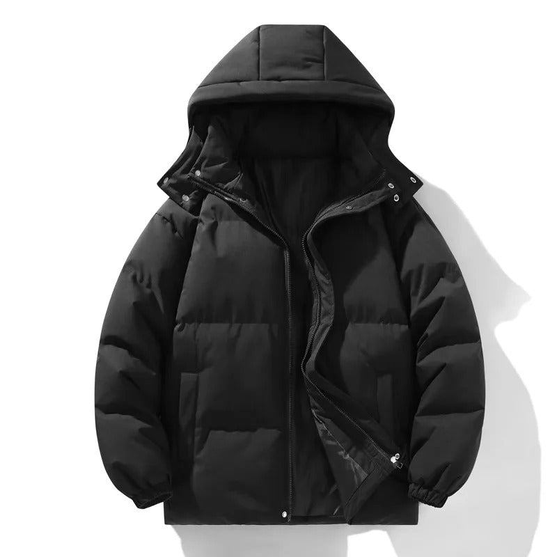 Elegant Hooded Men's Jacket